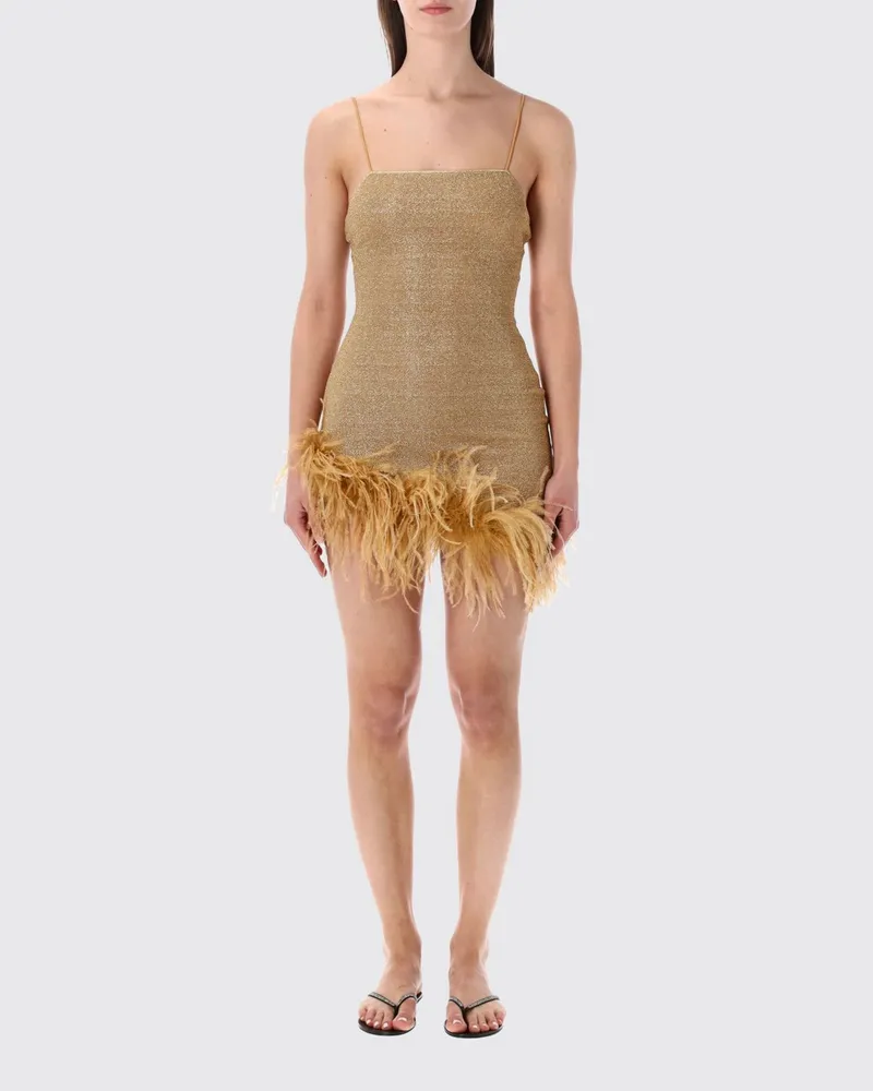 Oséree Kleid damen Gold