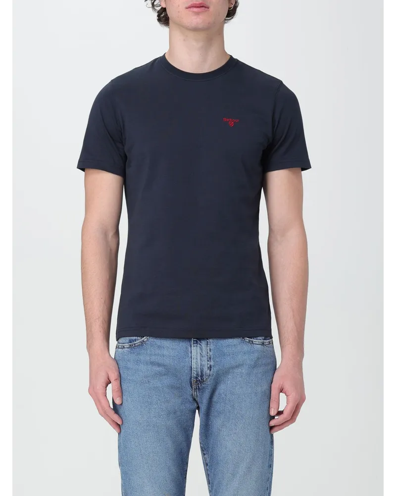 Barbour T-shirt Blau