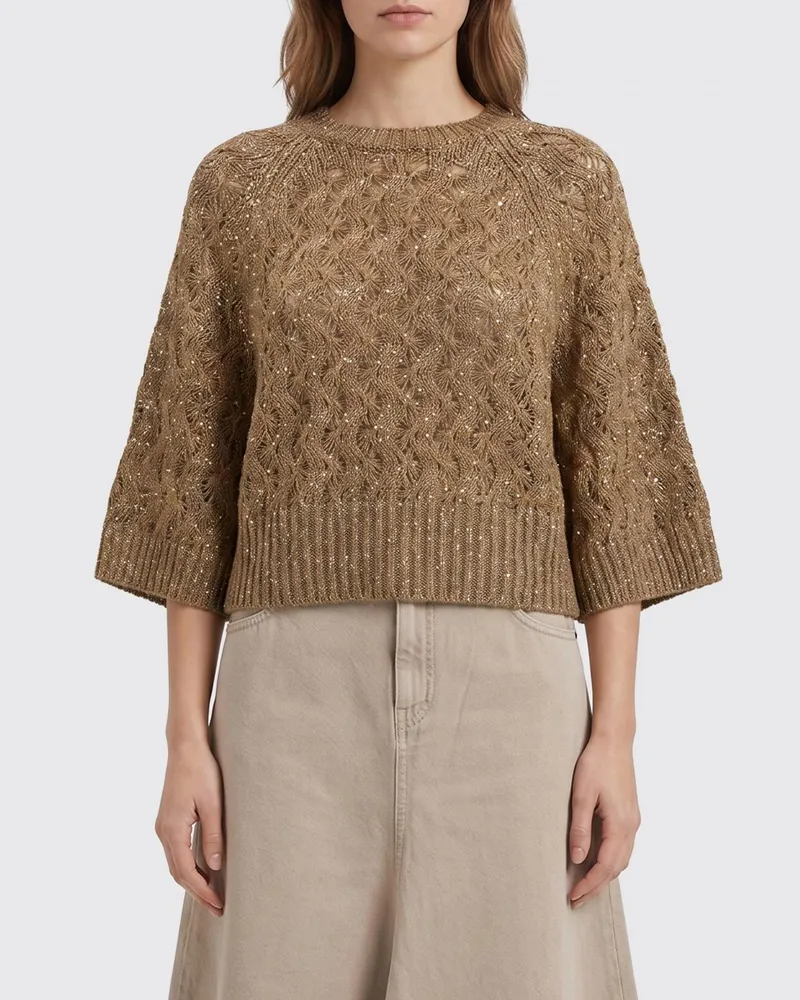 Brunello Cucinelli Strickjacke damen Yellow