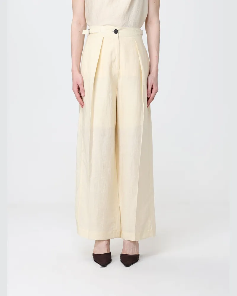 TELA Hose damen Gelb