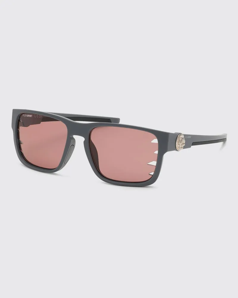 Philipp Plein Sonnenbrille Gaze aus Acetat Grau