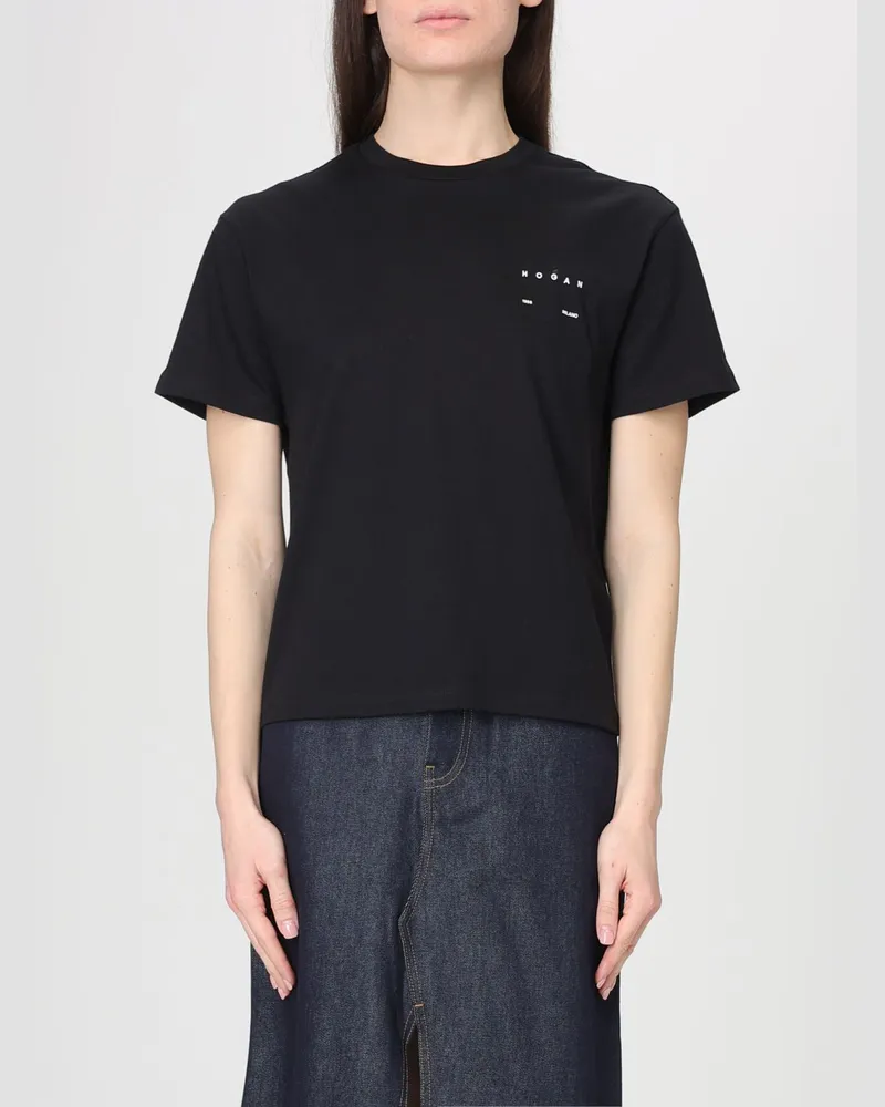 Hogan T-shirt damen Schwarz