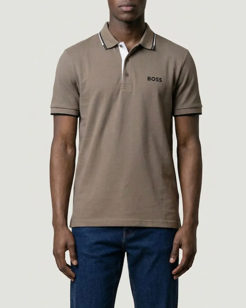 HUGO BOSS Polo herren Kaffee