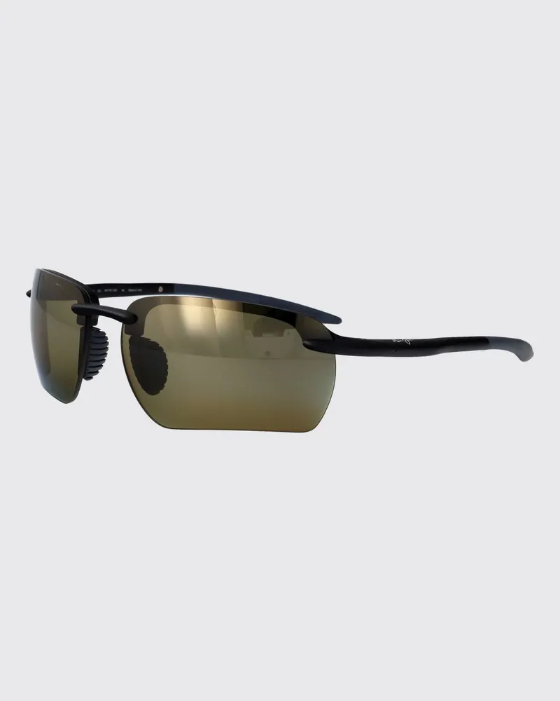 Maui Jim Ho'okipa Ultra Sonnenbrille aus Acetat Schwarz