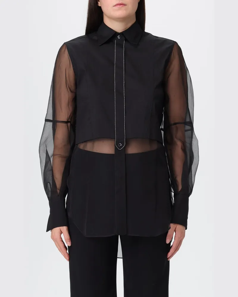 Brunello Cucinelli Hemdbluse damen Schwarz