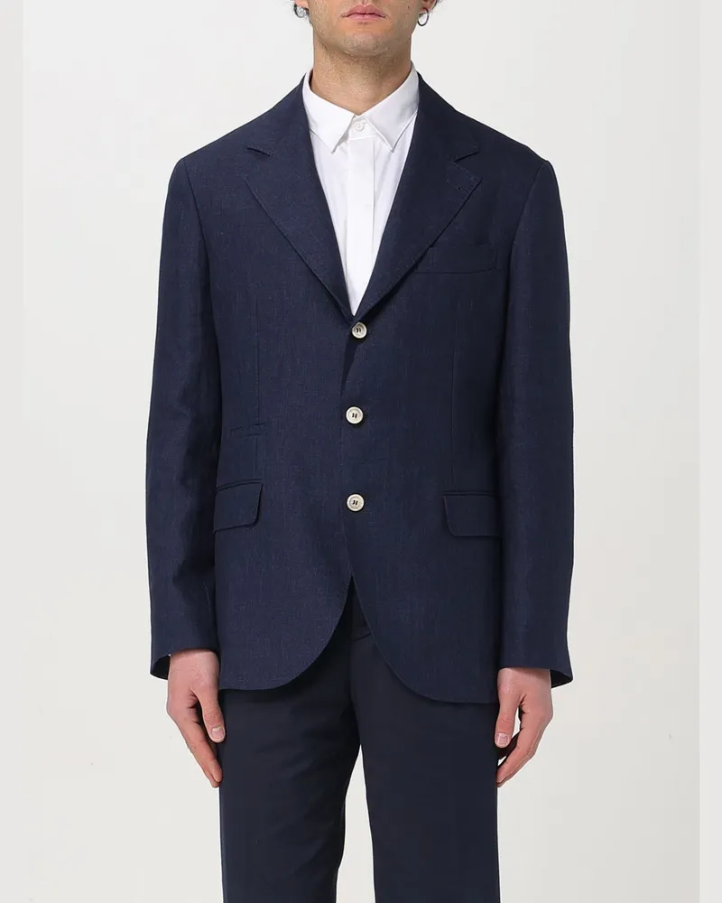 Brunello Cucinelli Blazer herren Blau