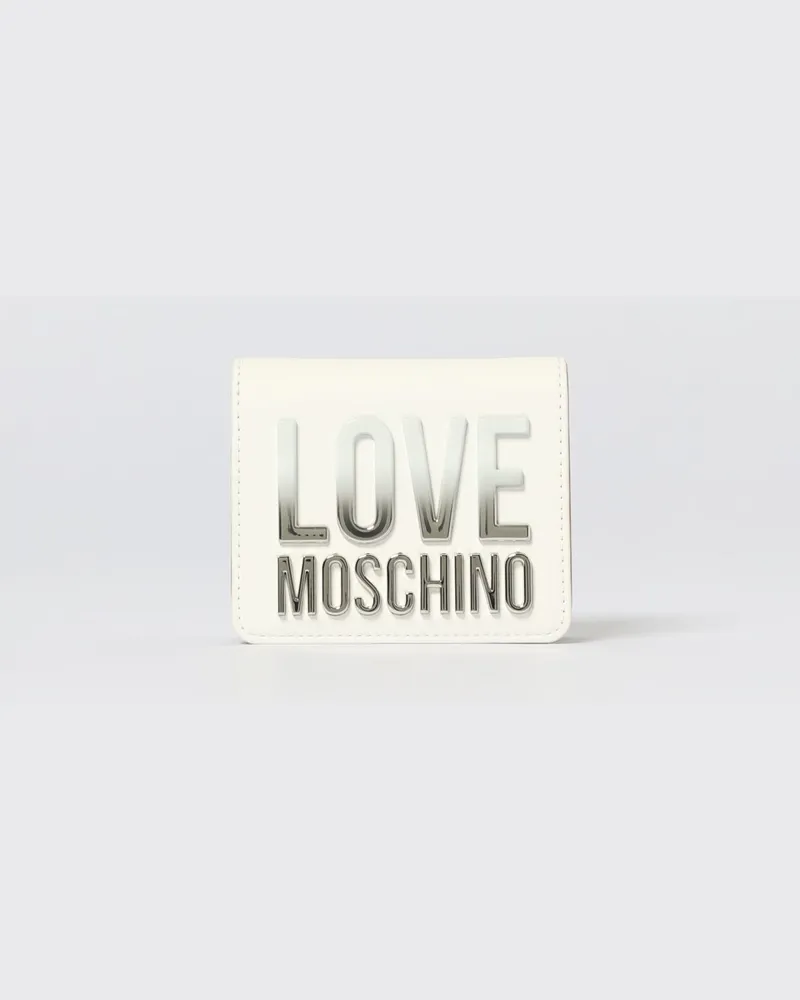 Moschino Geldbörsen damen Weiß