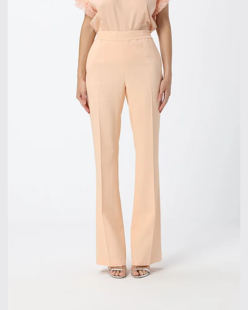 Twin-Set Hose aus Viskosemischung Peach