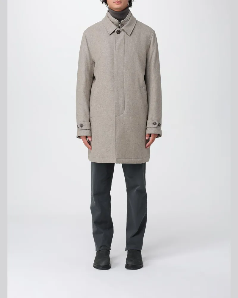 Fay Mantel herren Beige