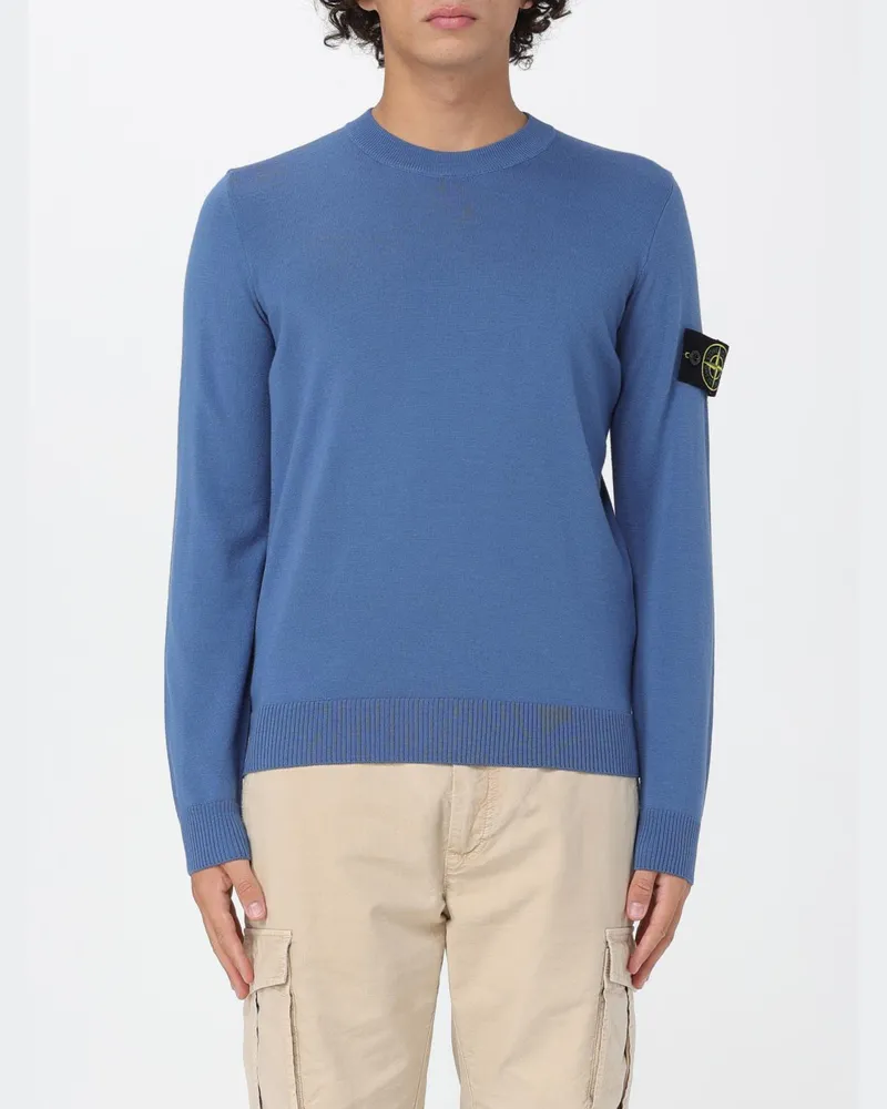 Stone Island Pullover herren Blau