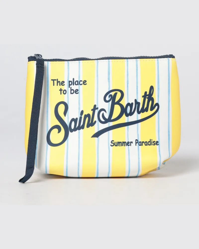 MC2 Saint Barth Aline MC2 Neopren-Pochette mit Saint Barth Logo Gelb