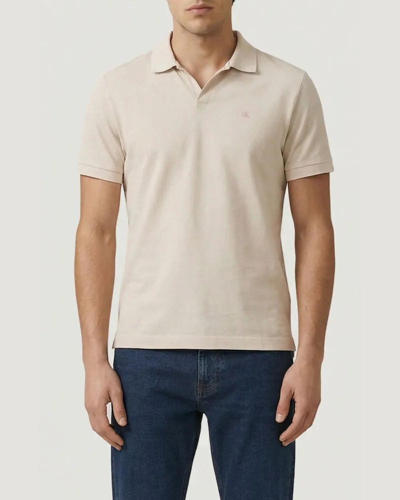Calvin Klein Polo herren Beige