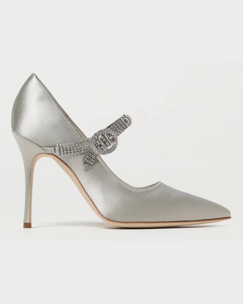 Manolo Blahnik Schuhe damen Weiß