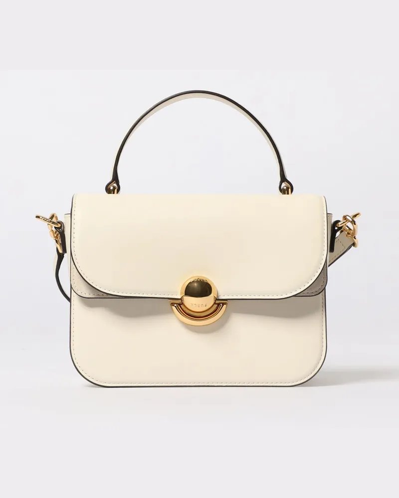 Furla Schultertasche damen Weiß