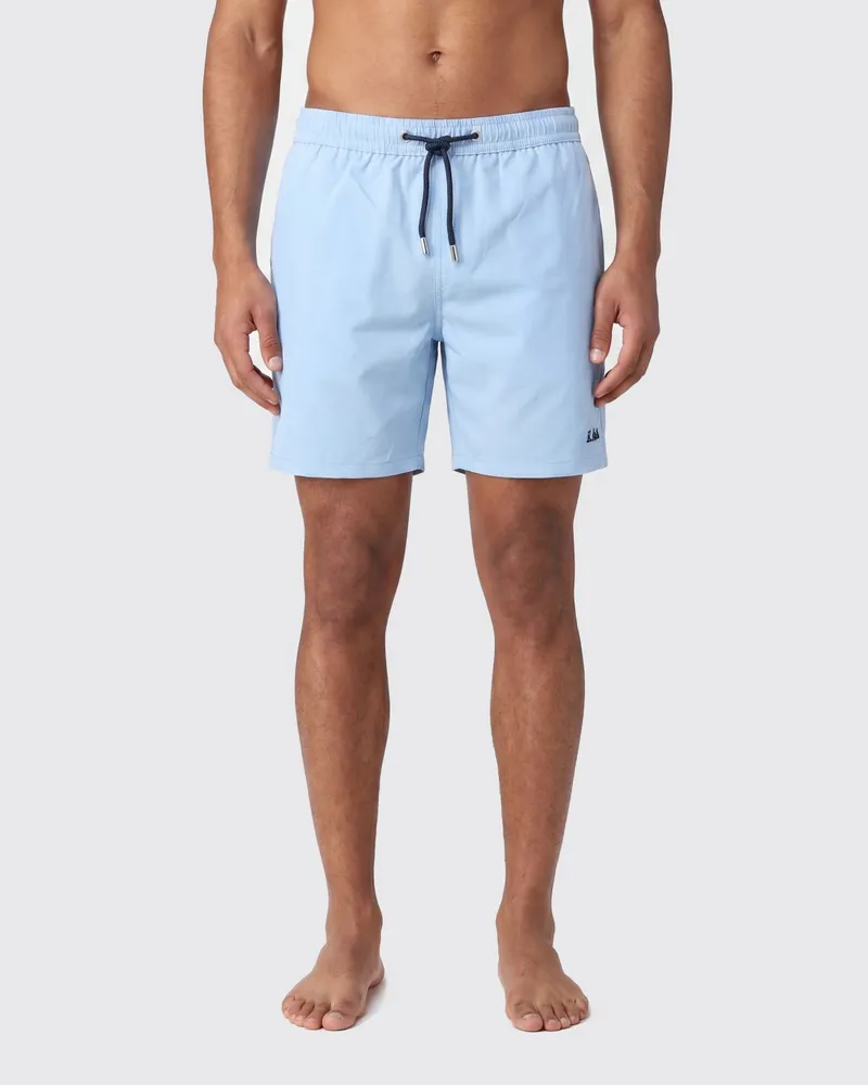MC2 Saint Barth Kurze Badeshorts mit elastischem Kordelzugbund Schwarz