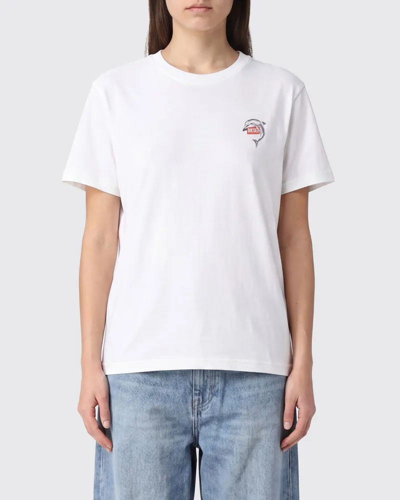 Diesel T-shirt damen Weiß