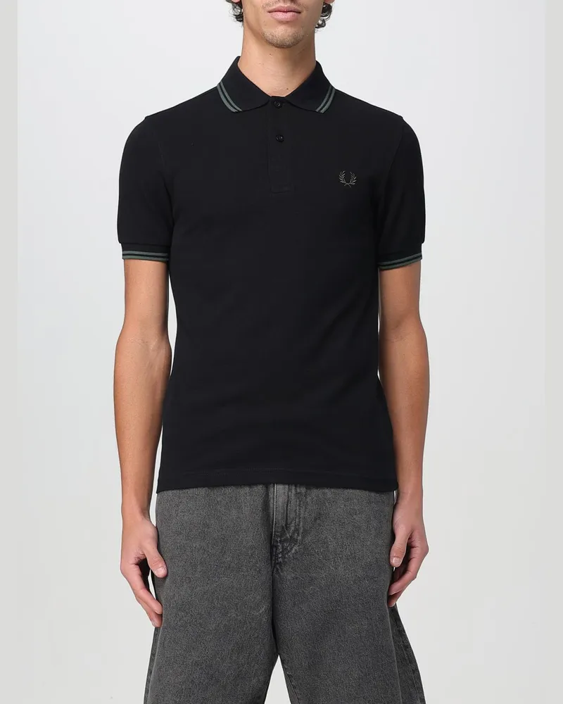 Fred Perry T-shirt herren Schwarz