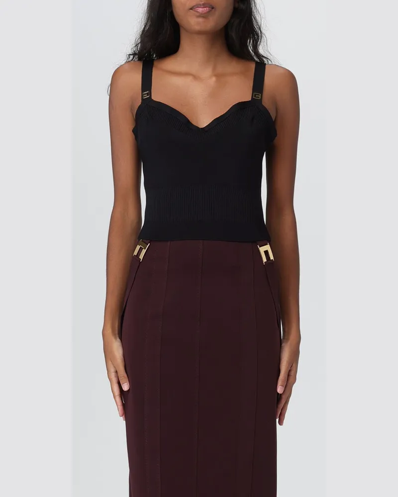 Elisabetta Franchi Top damen Schwarz