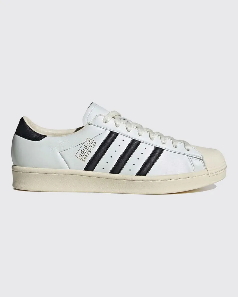 adidas Superstar Vintage-Sneakers aus Leder Weiß