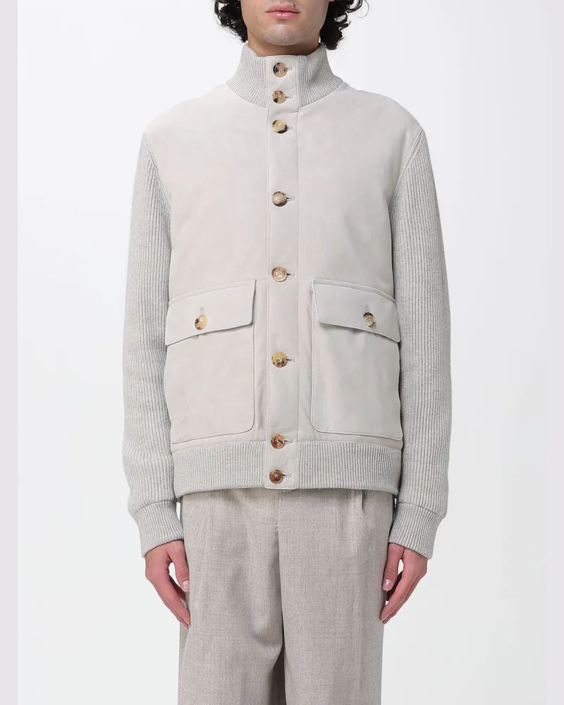 Brunello Cucinelli Jacke herren Grau