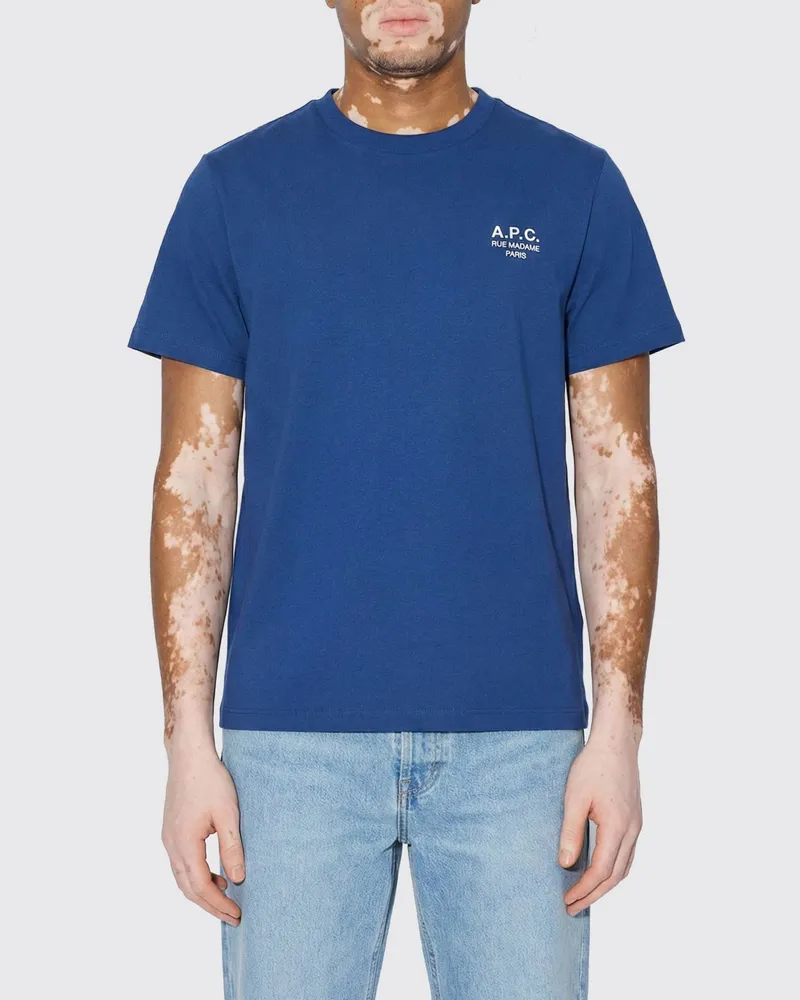 A.P.C. T-shirt herren Blau
