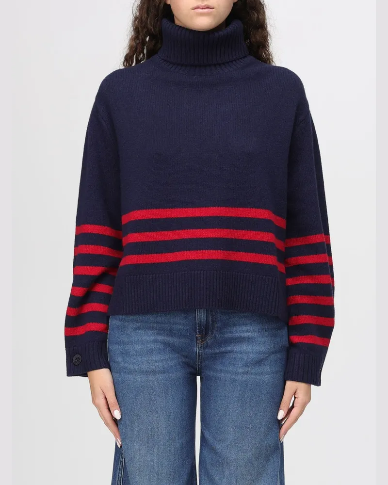 Semicouture Pullover damen Blau