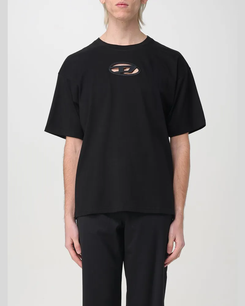 Diesel T-shirt herren Schwarz