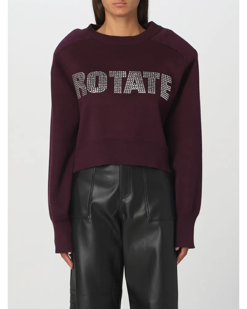 ROTATE Birger Christensen Pullover damen Burgunderrot