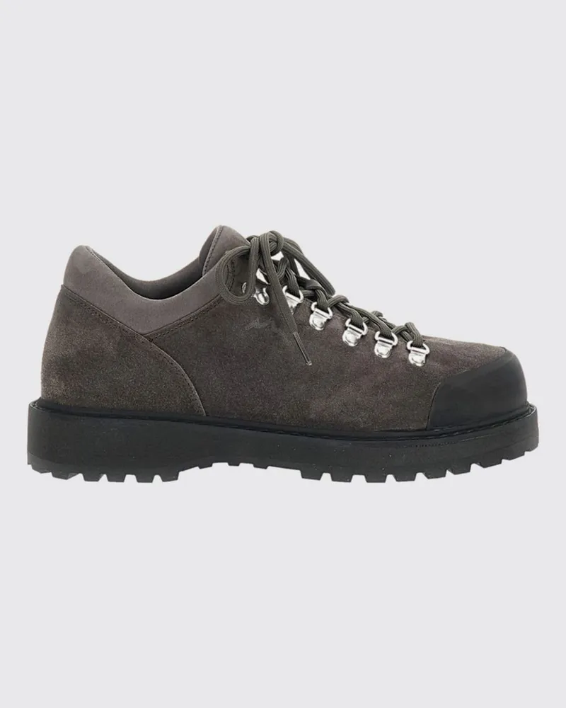 Diemme Geschnürte Stiefeletten Cornaro aus Veloursleder mit Profilsohle Braun