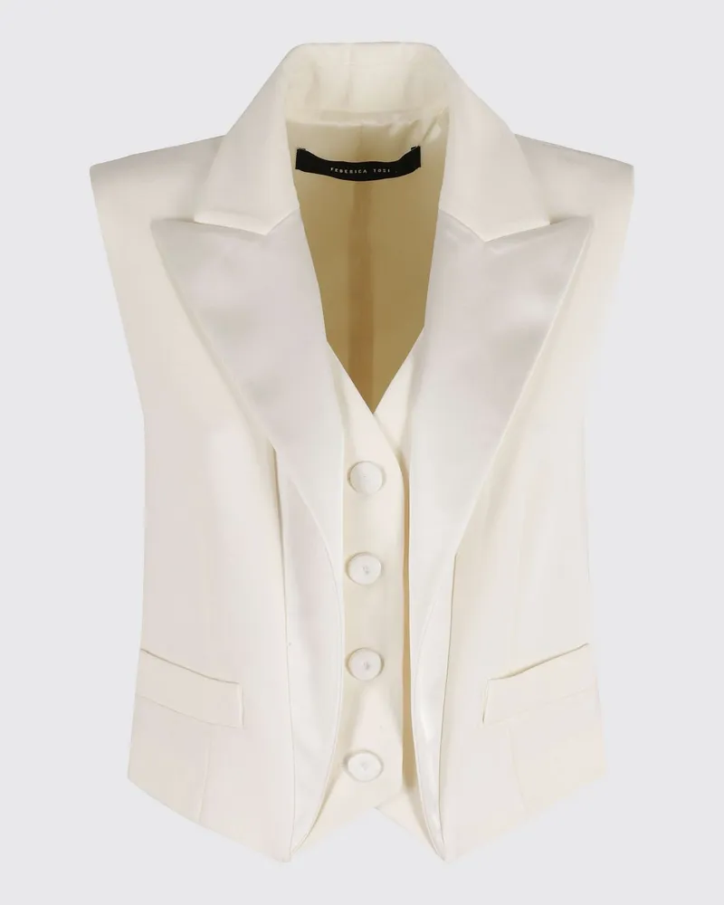 Federica Tosi Weste damen Milch