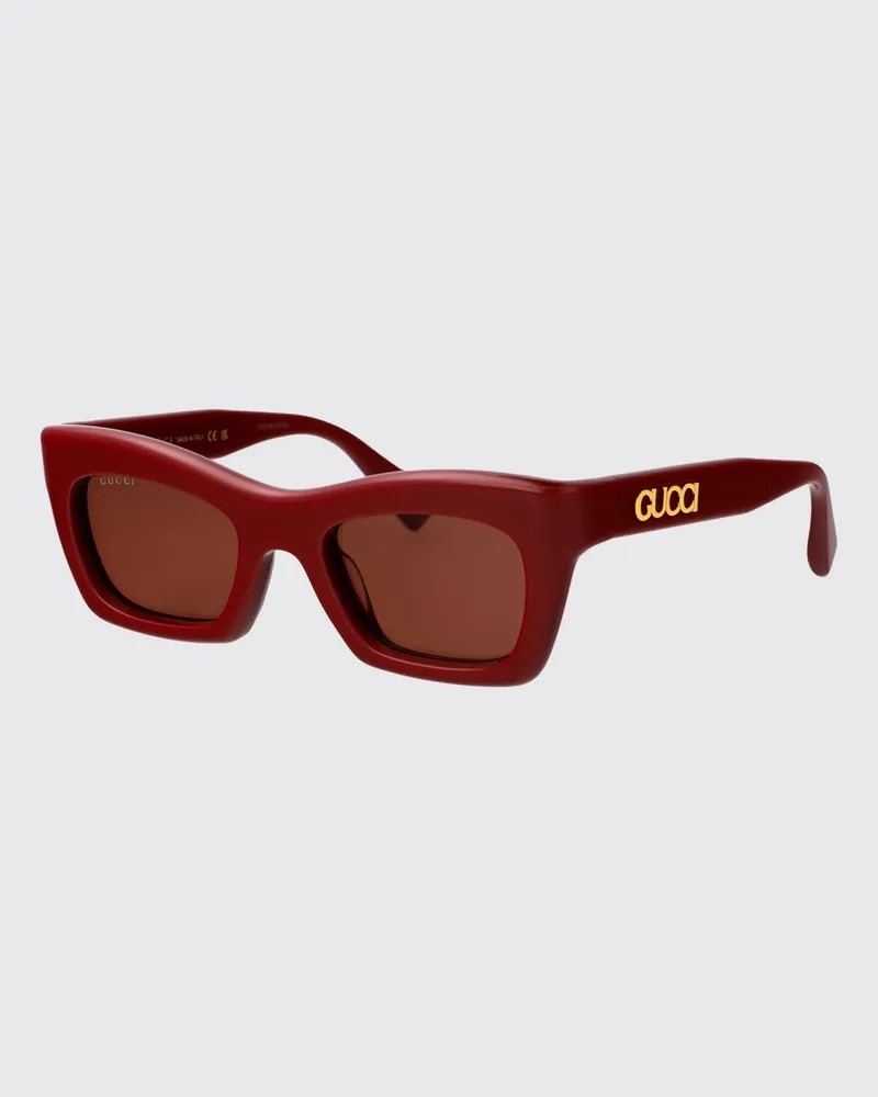 Gucci Sonnenbrillen damen Burgunderrot
