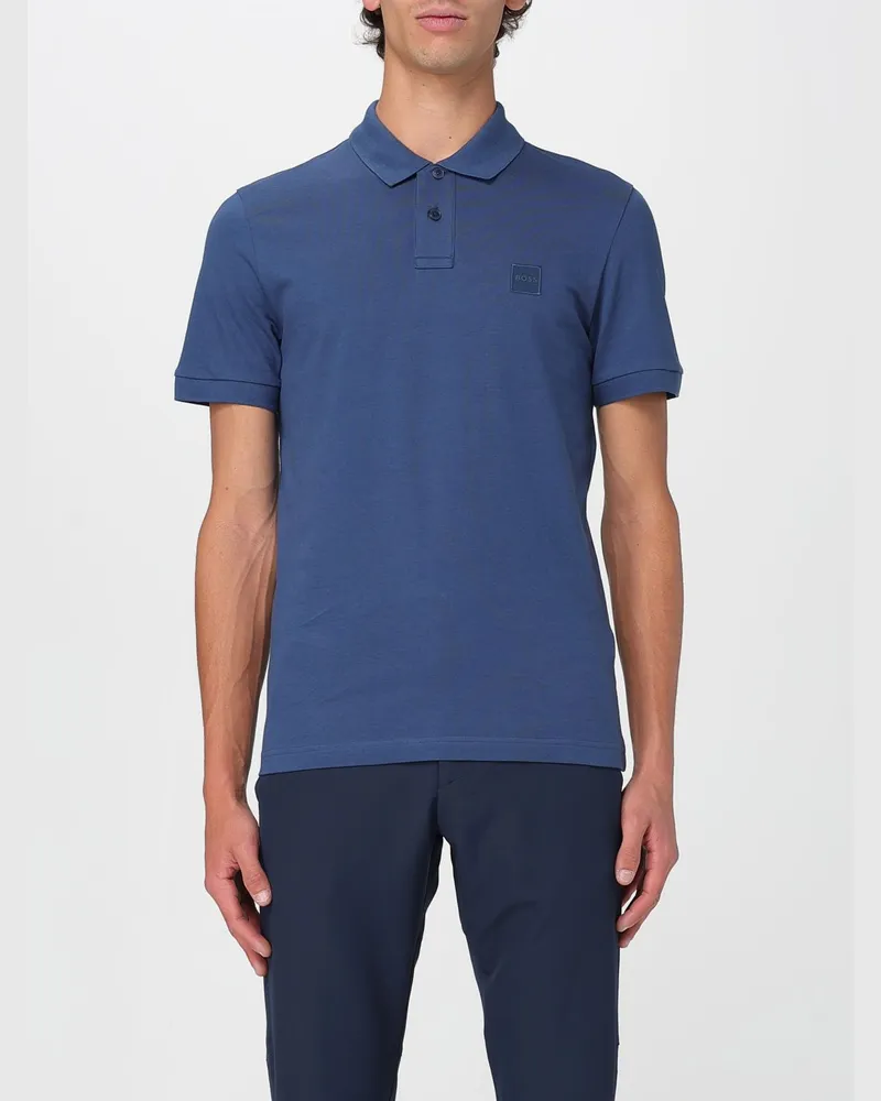 HUGO BOSS Polo herren Blau