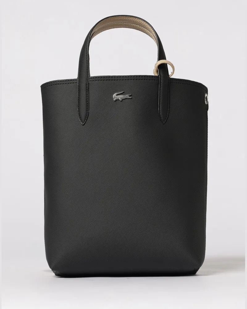 Lacoste Schultertasche damen Schwarz