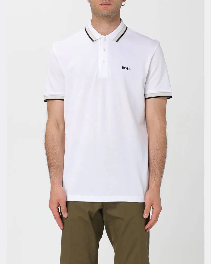 HUGO BOSS Polo herren Weiß