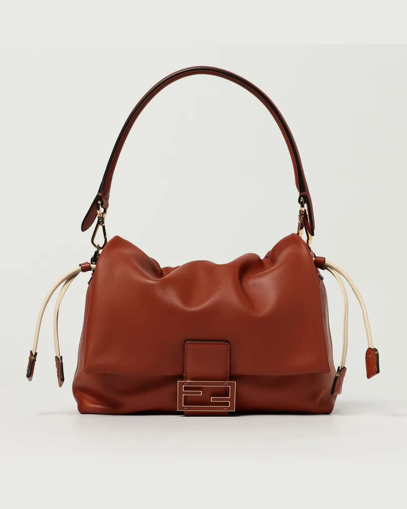 Fendi Schultertasche damen Leder