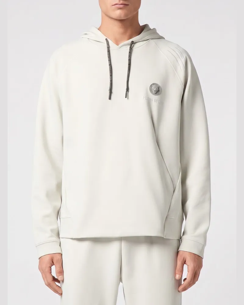 Philipp Plein Kapuzenpullover aus Polyester Grau