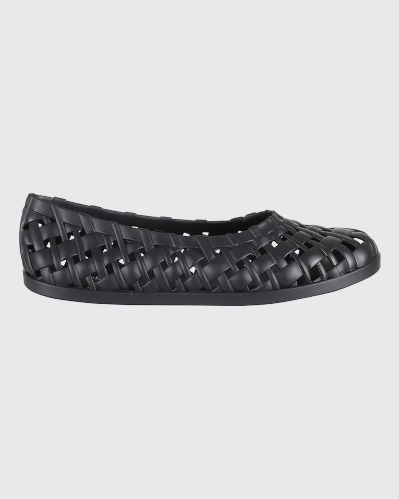 Melissa Gewebte und perforierte Possession Ballerinas aus PVC Schwarz