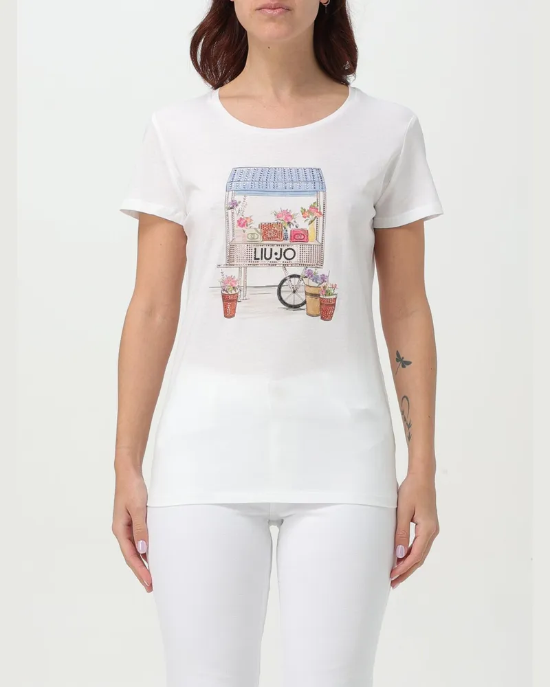Liu Jo T-shirt damen Weiss