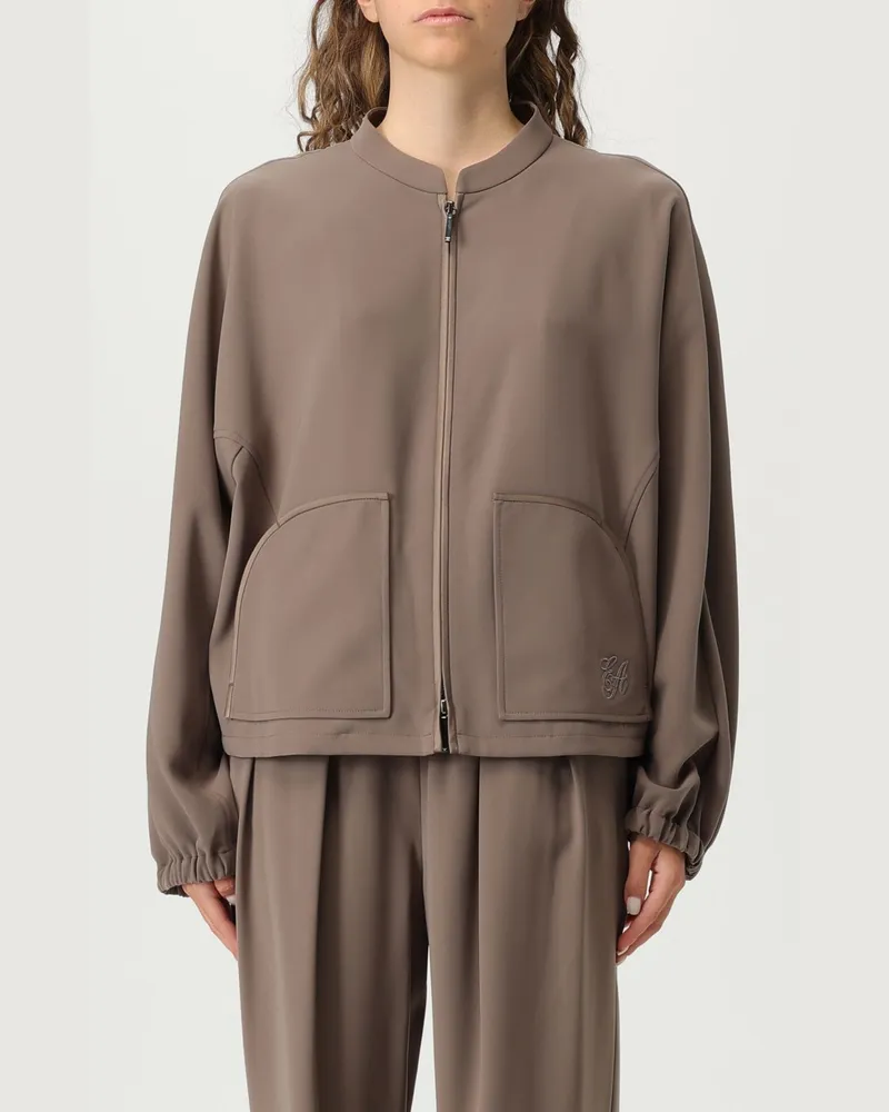 Emporio Armani Jacke damen Taubengrau