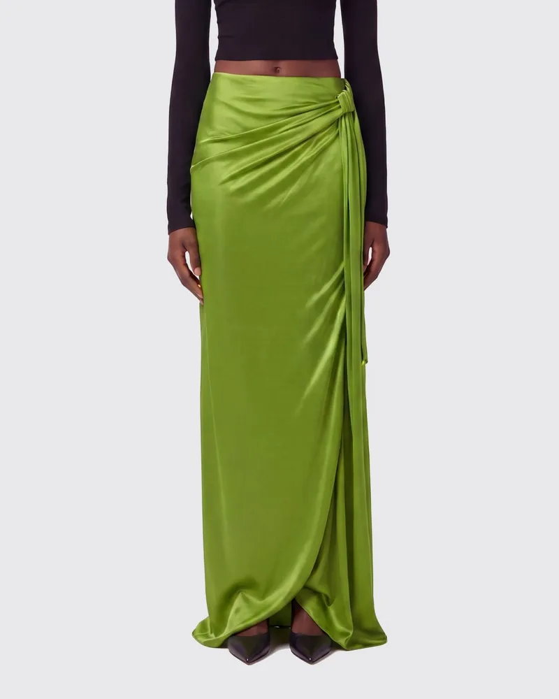 Elisabetta Franchi Jersey-Maxirock Grün