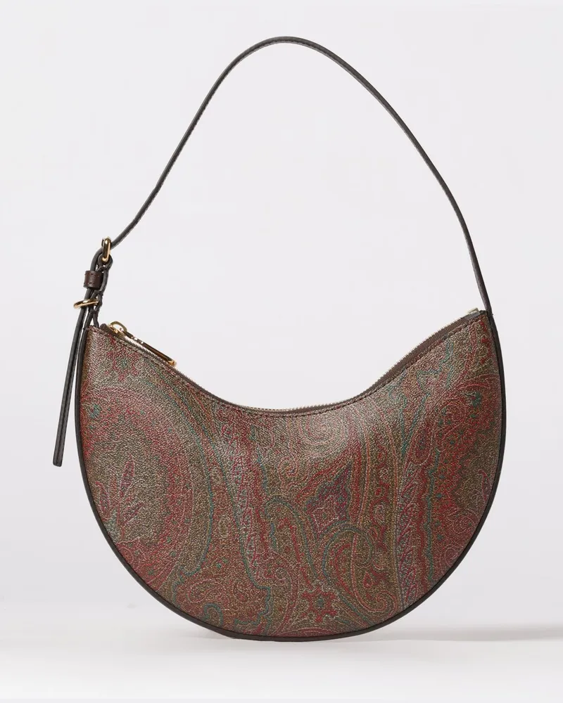 Etro Essential Paisley Tasche aus beschichteter Baumwolle Bunt