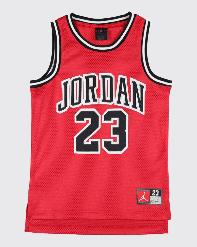 Nike Sport-Tanktop für Jungen aus Funktionsstoff mit Kontrastpaspelierung Rot