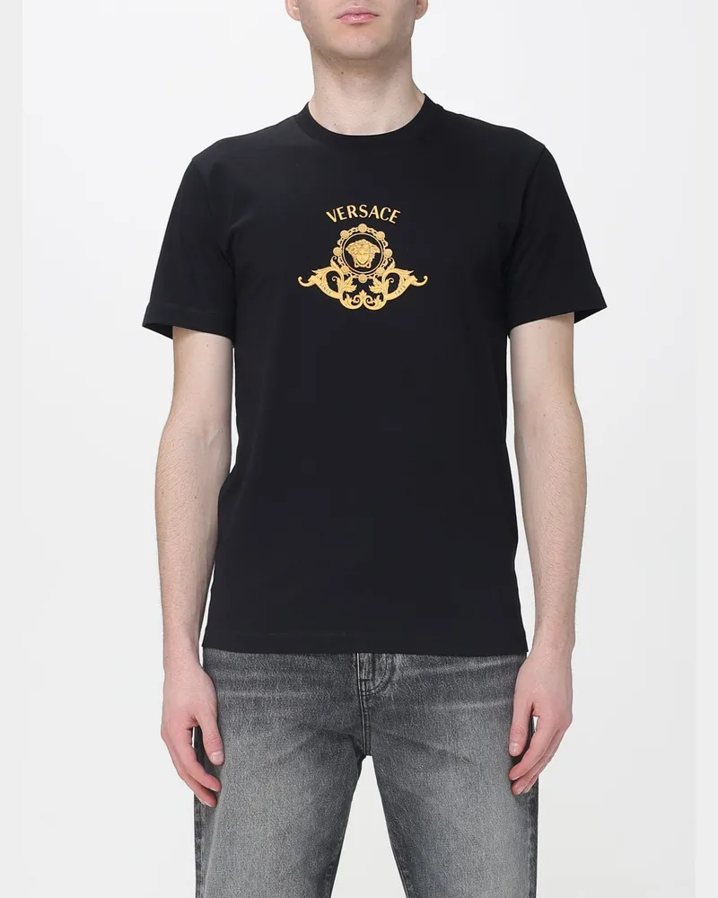 Versace T-shirt herren Schwarz