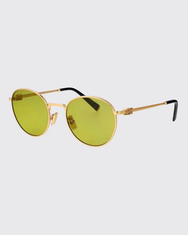 Miu Miu Sonnenbrille damen Gold