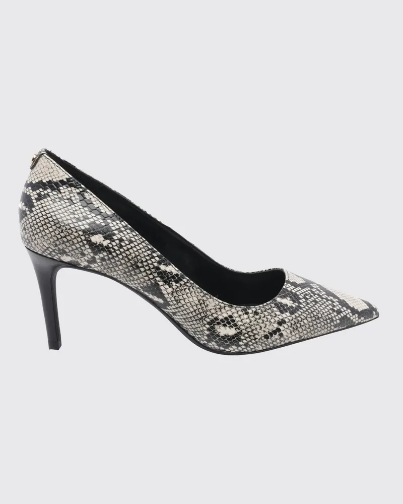 Michael Kors Alina Flex Stiletto-Pumps von aus Leder mit Python-Print Grau