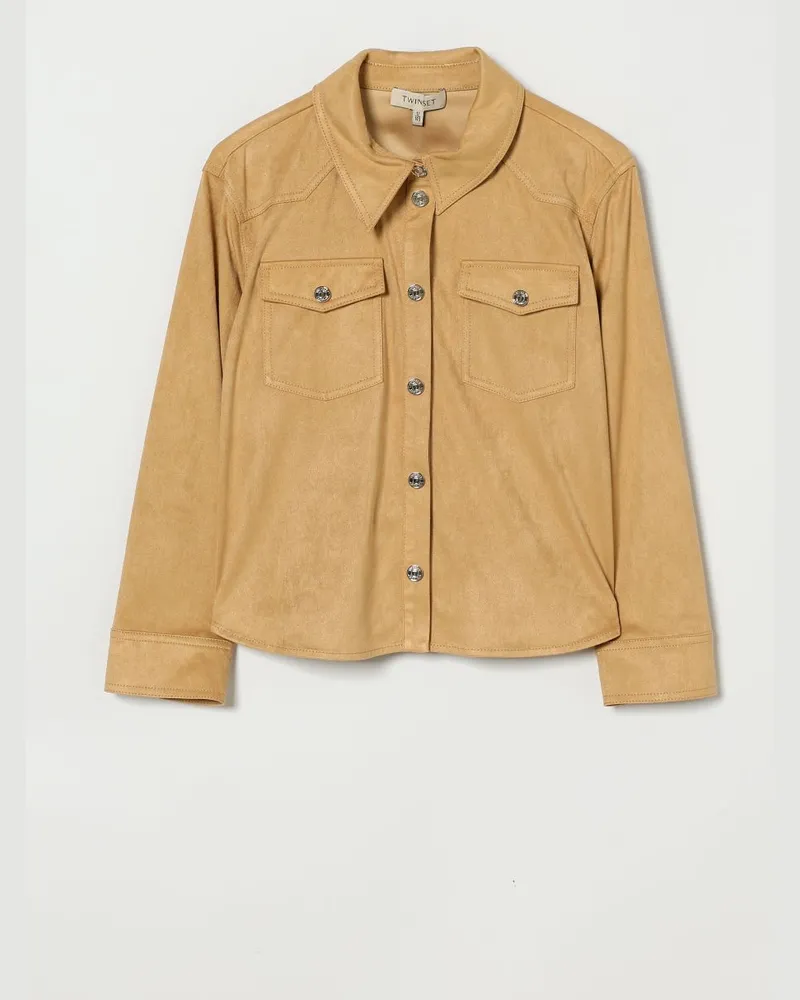 Twin-Set Mantel kinder Beige