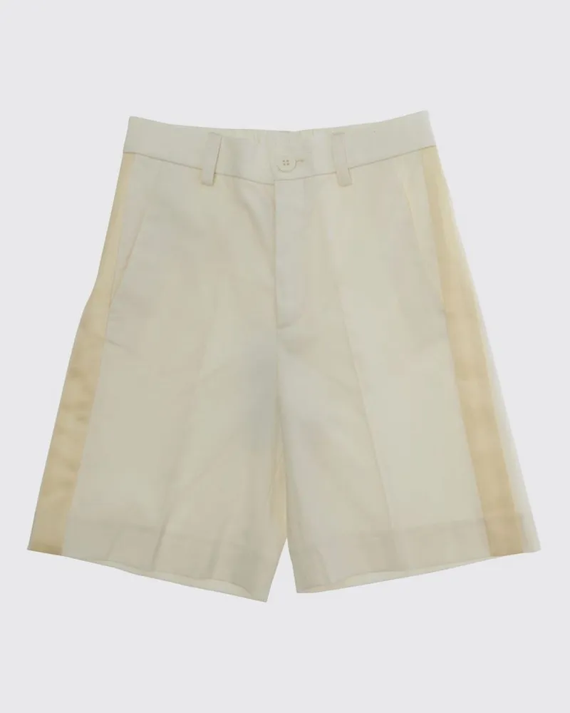 Maison Margiela Knieange Schneider-Shorts für Jungen aus Wollmischung Beige