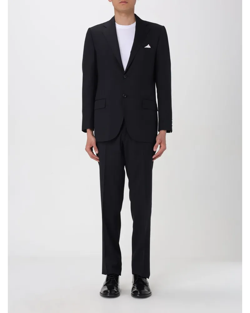 Kiton Anzug herren Blau