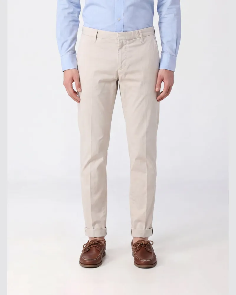 Dondup Stretch-Baumwoll-Chino-Hose Milch