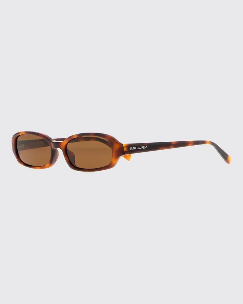 Saint Laurent Cat-Eye-Sonnenbrille aus Acetat mit Schildpattmuster Braun